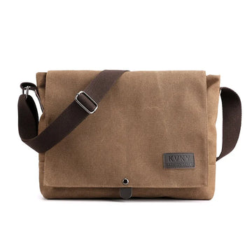 Xajzpa New Men Canvas Crossbody Shoulder Messenger Bags Man New Fashion Cross Body Bag Casual Solid Multi Function Portable Male Bag